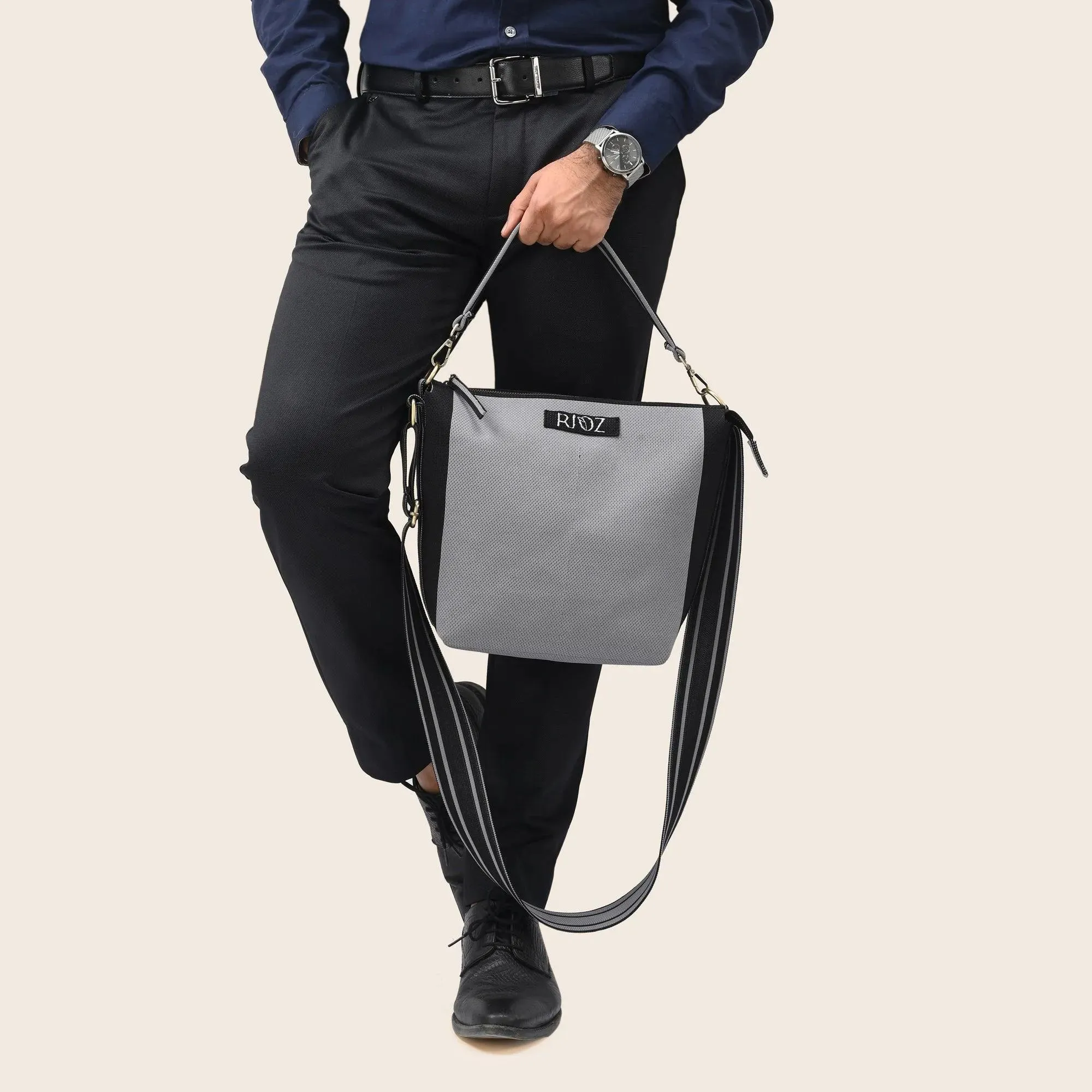 Atlas- Crossbody Sling Bag- Grey