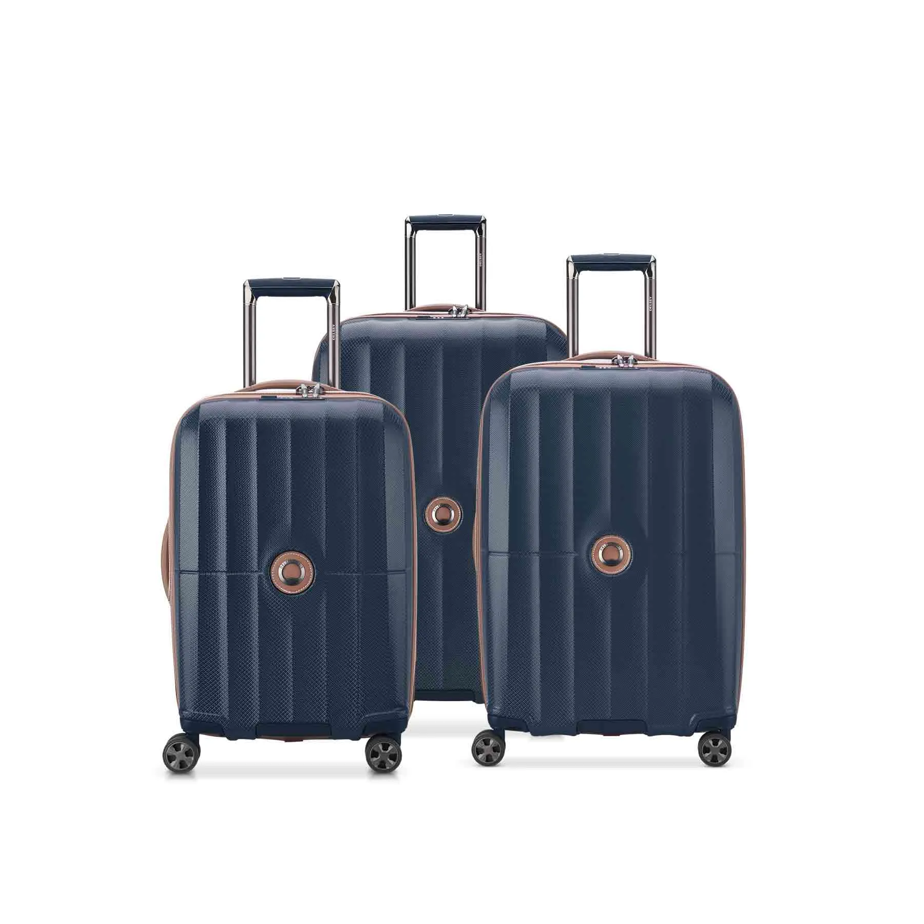 Delsey St Tropez 3 Piece Spinner Luggage Set
