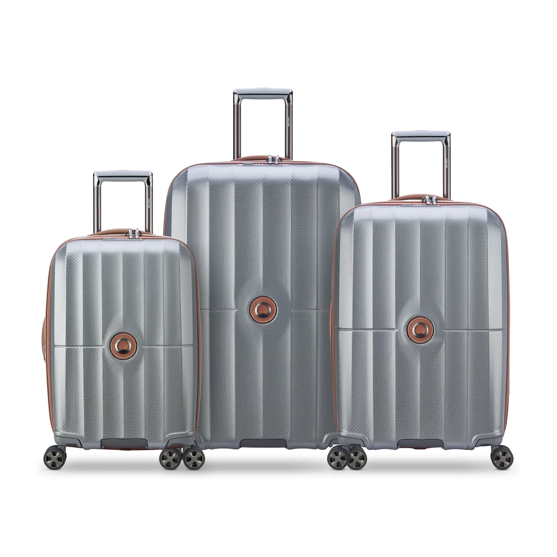 Delsey St Tropez 3 Piece Spinner Luggage Set