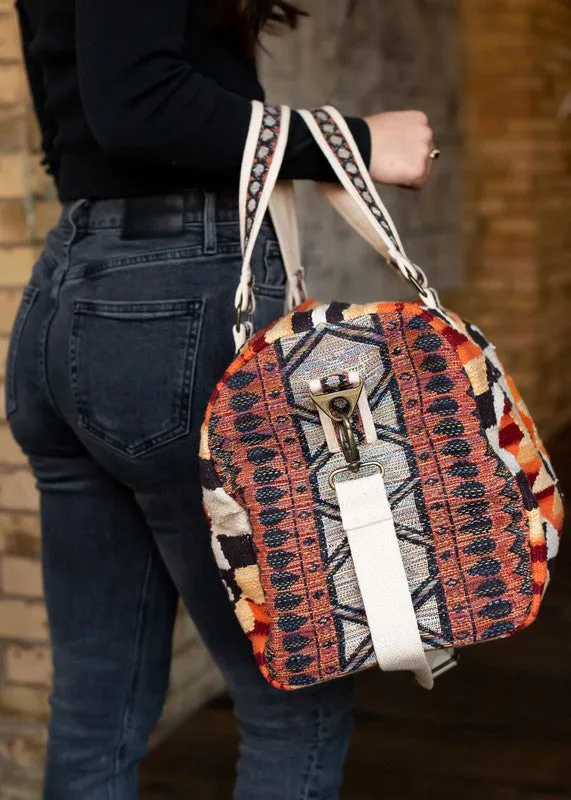 Handmade Ethnic  carpet Bag weekender bag women