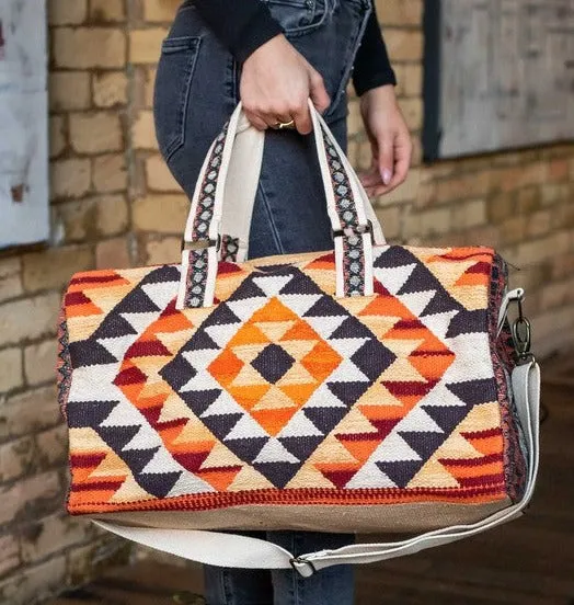 Handmade Ethnic  carpet Bag weekender bag women