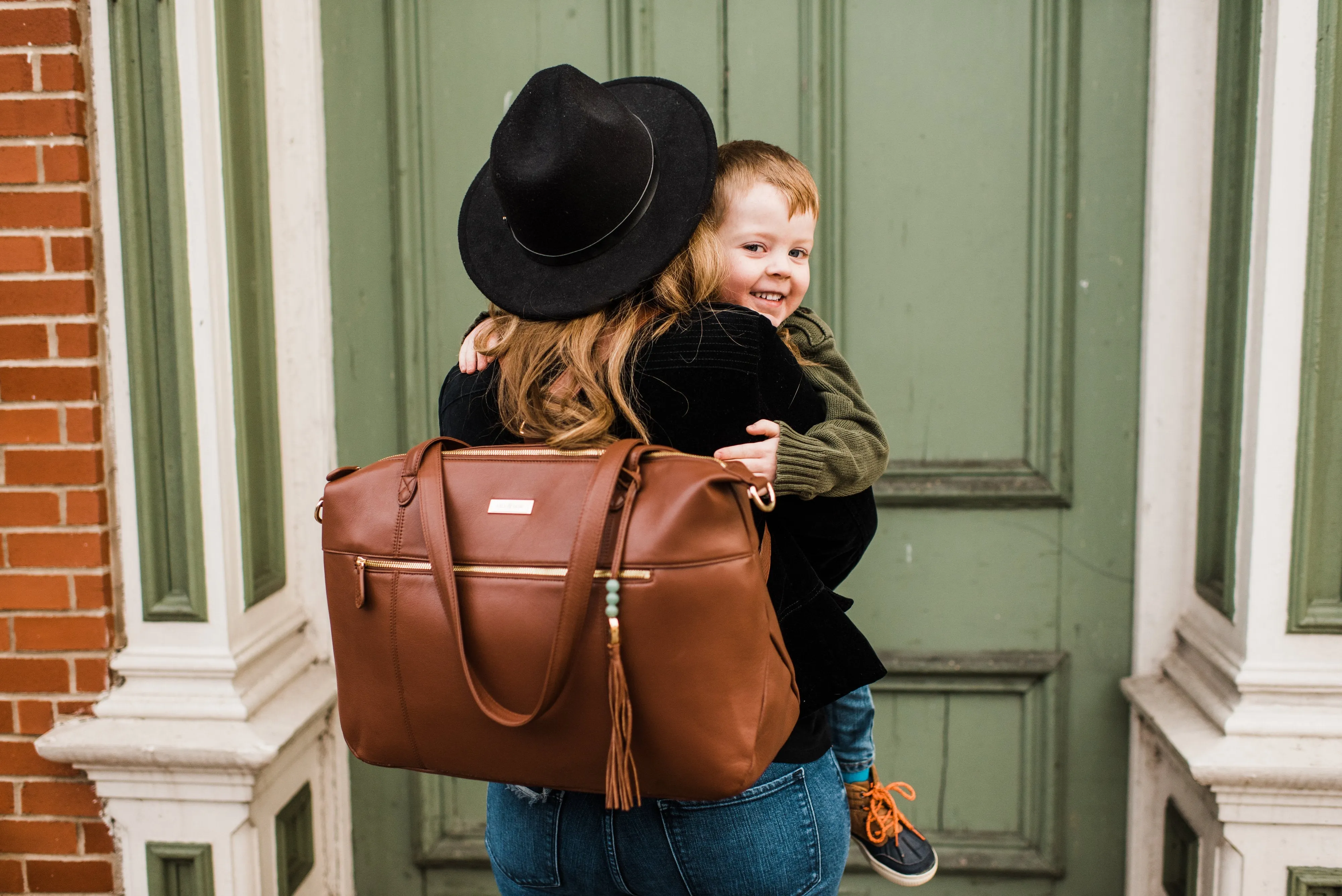 Jennifer Convertible Tote (Leather)