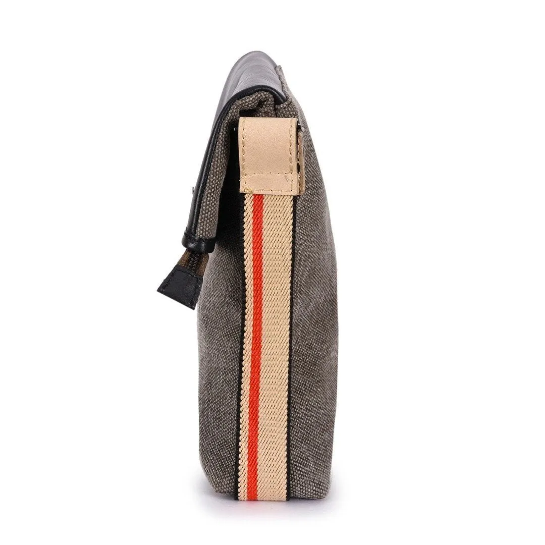 Leather Messenger Bag -PRM679