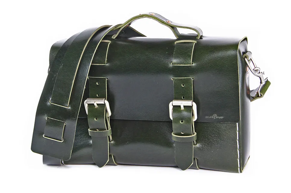 No. 4313 - Minimalist Leather Satchel