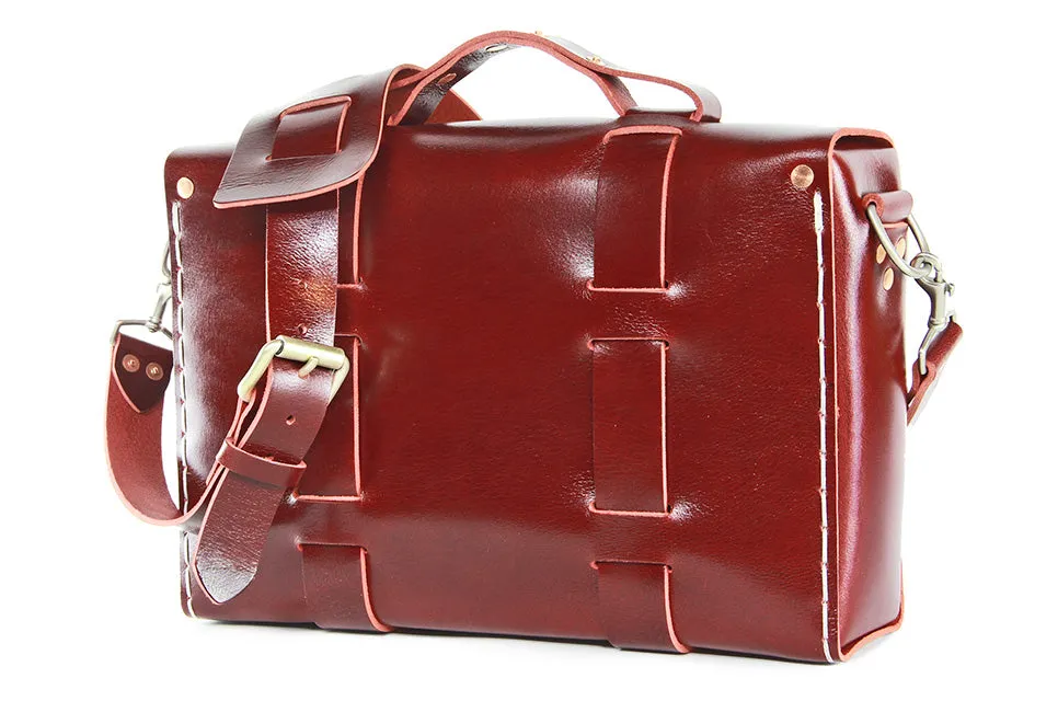 No. 4313 - Minimalist Leather Satchel