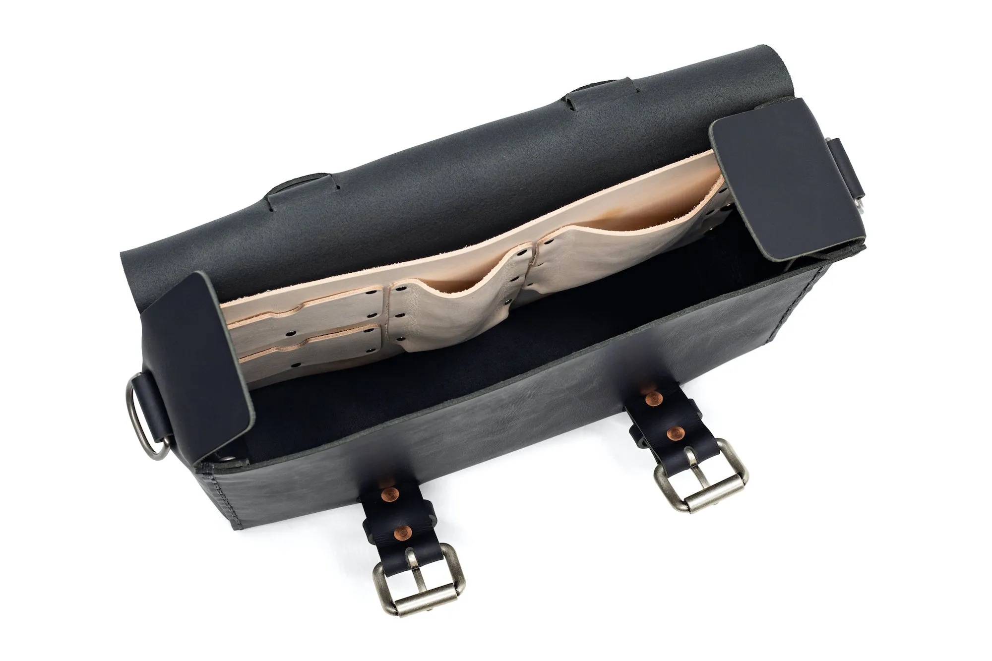No. 4313 - Minimalist Leather Satchel