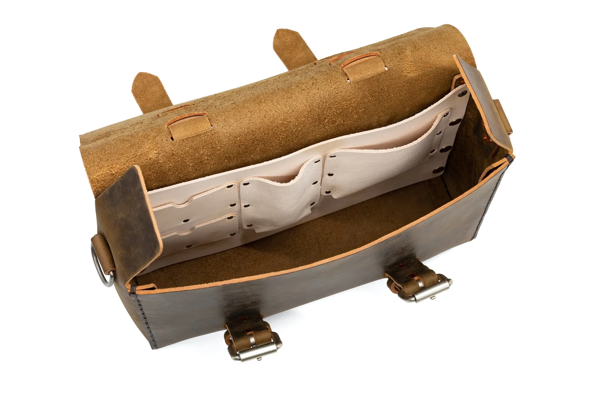 No. 4313 - Minimalist Leather Satchel