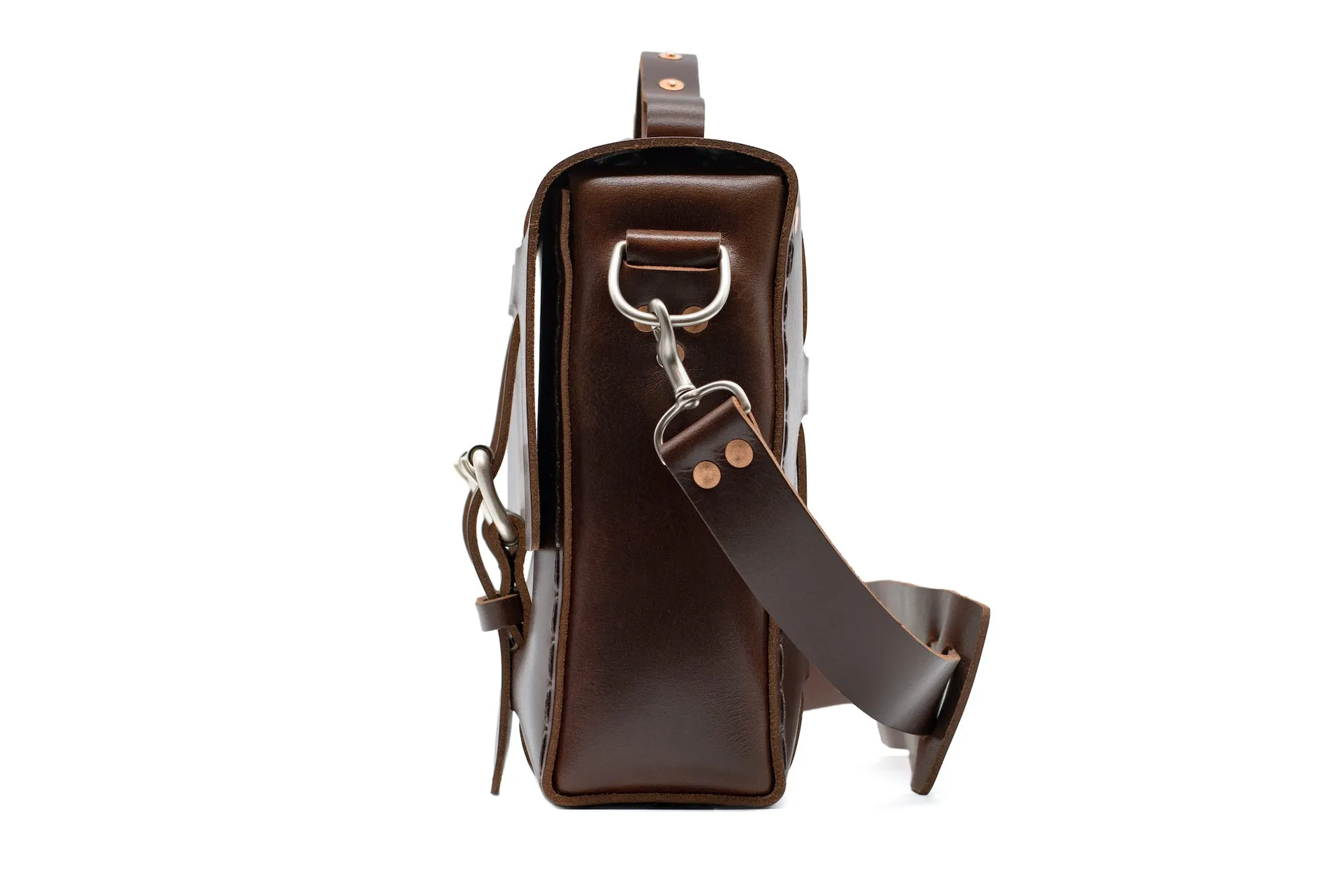 No. 4313 - Minimalist Leather Satchel