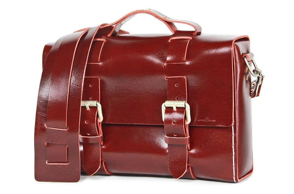 No. 4313 - Minimalist Leather Satchel