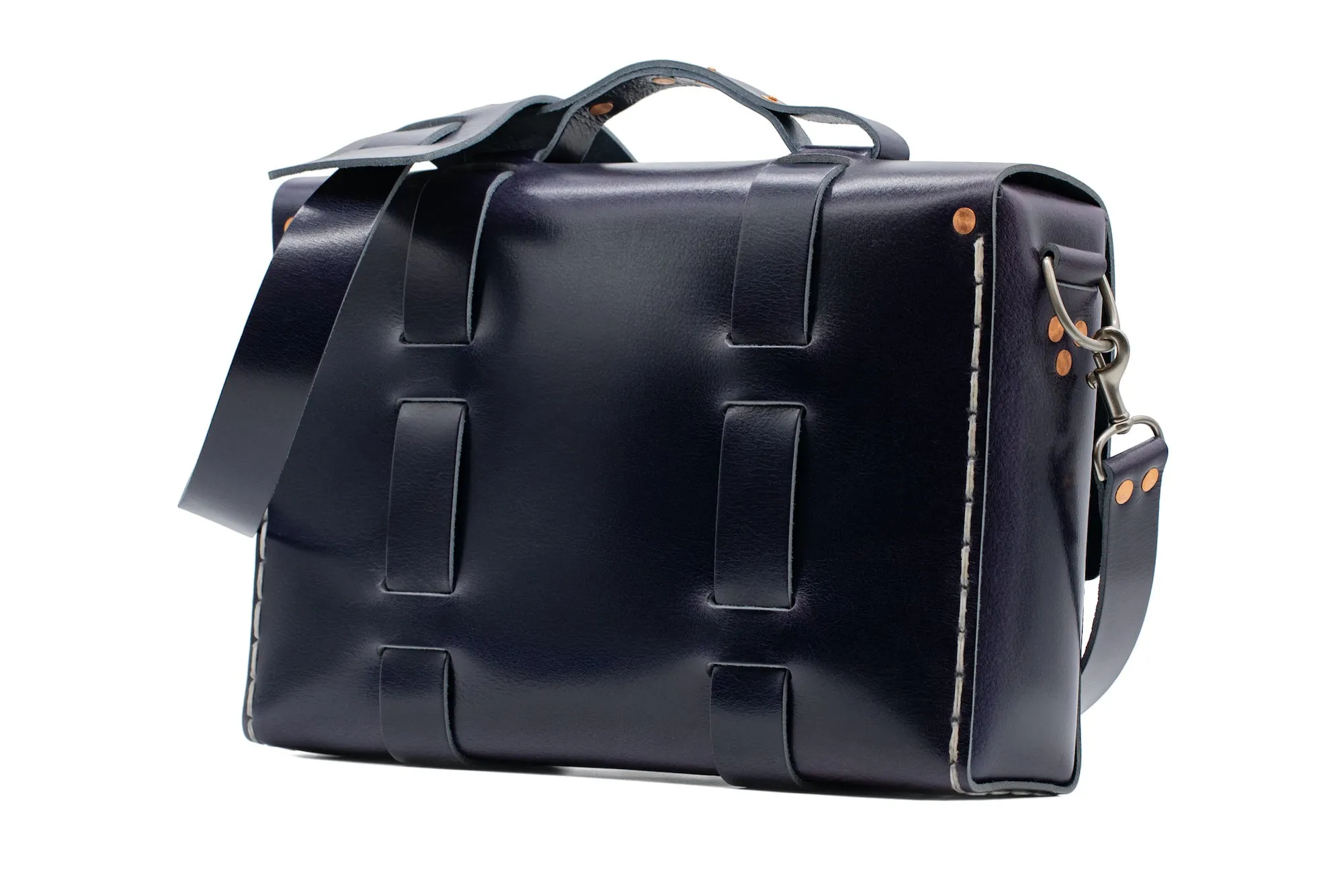 No. 4313 - Minimalist Leather Satchel