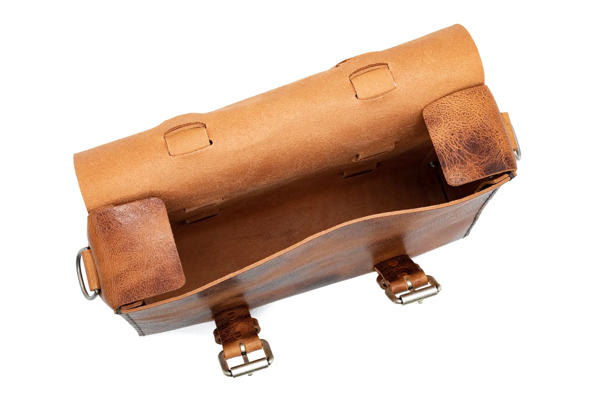 No. 4313 - Minimalist Leather Satchel