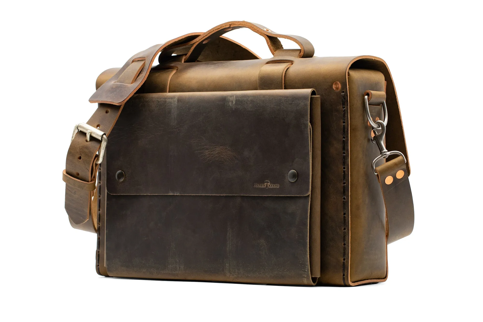 No. 4313 - Minimalist Leather Satchel