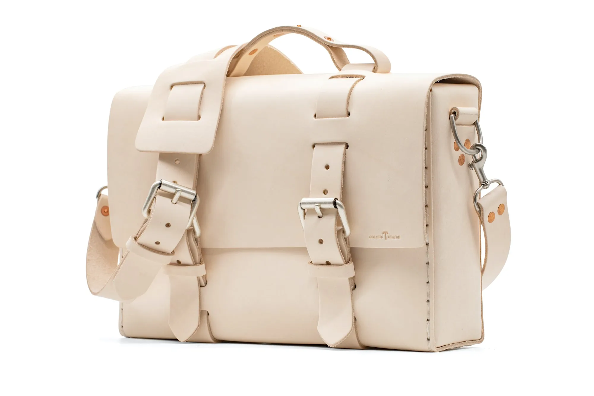 No. 4313 - Minimalist Leather Satchel