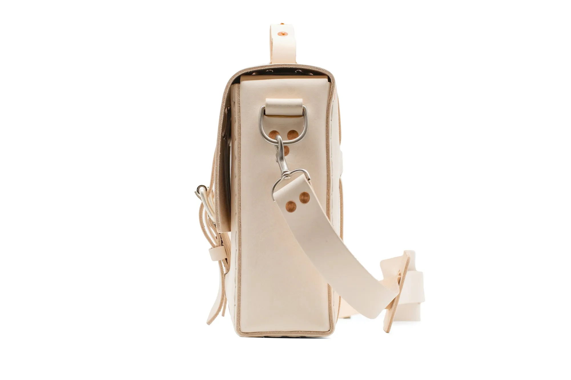 No. 4313 - Minimalist Leather Satchel