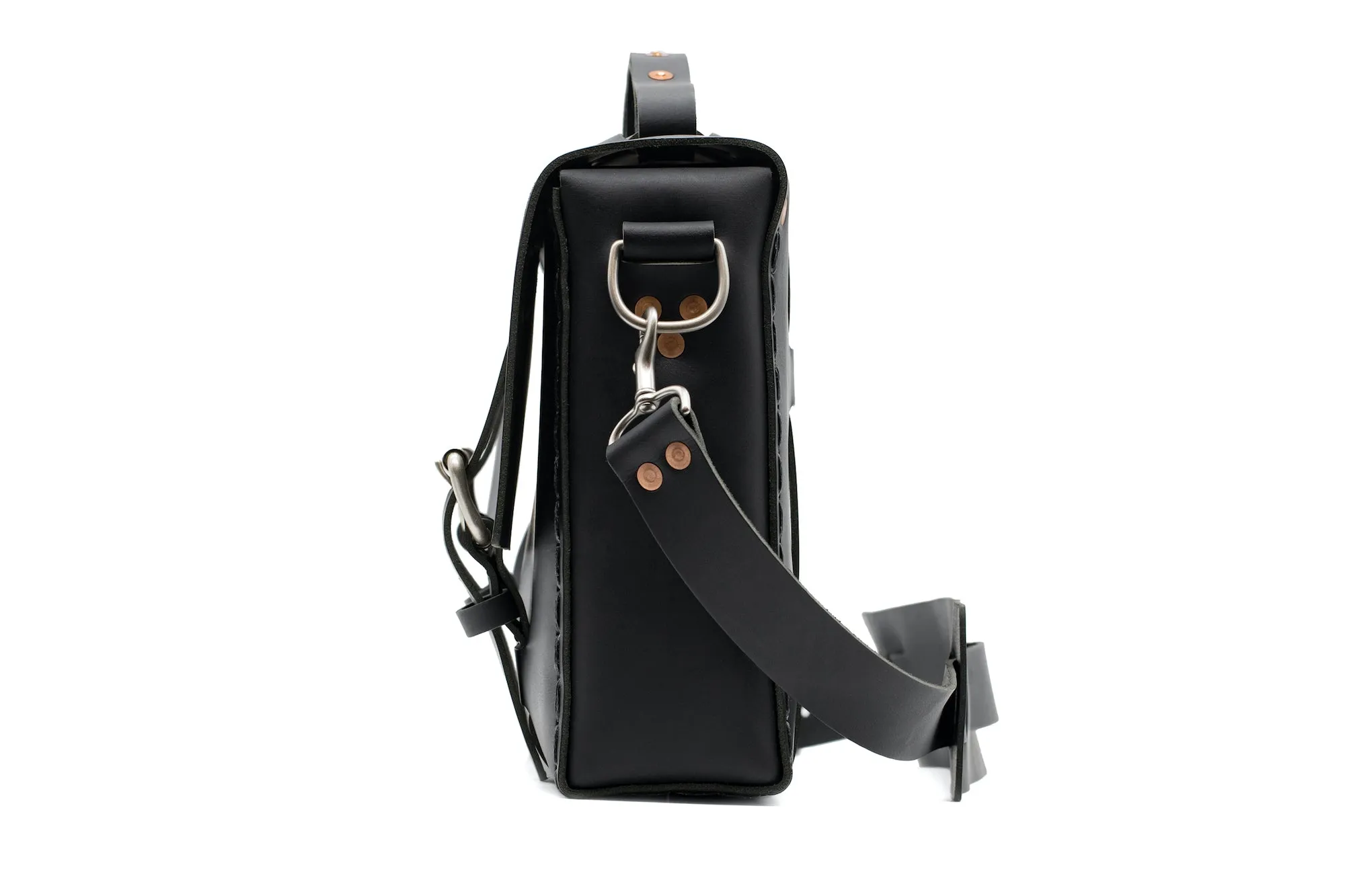 No. 4313 - Minimalist Leather Satchel