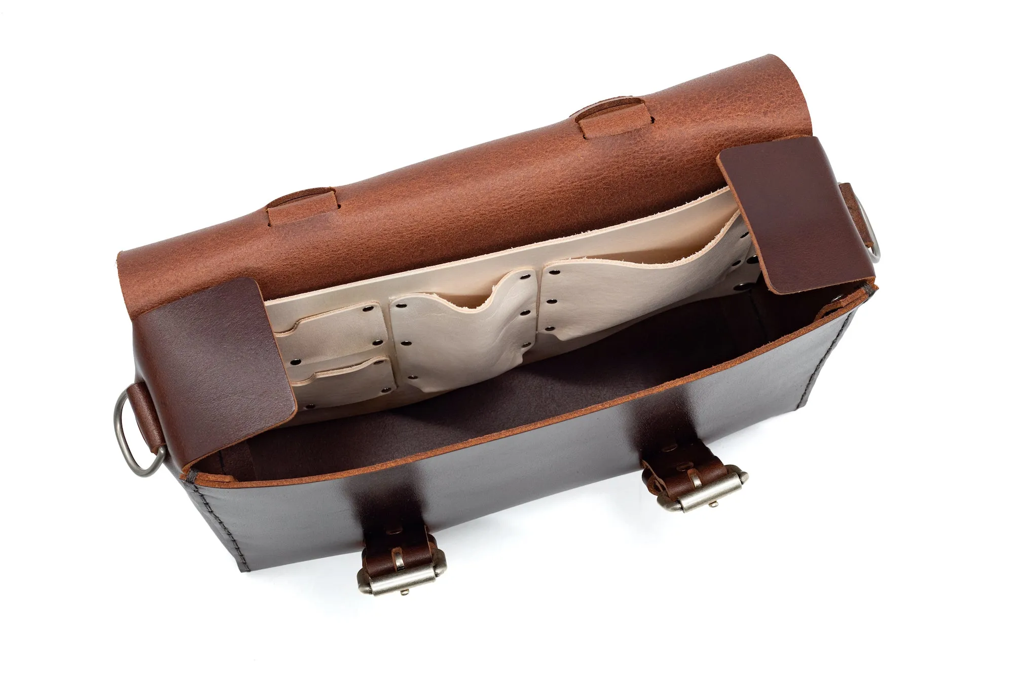 No. 4313 - Minimalist Leather Satchel