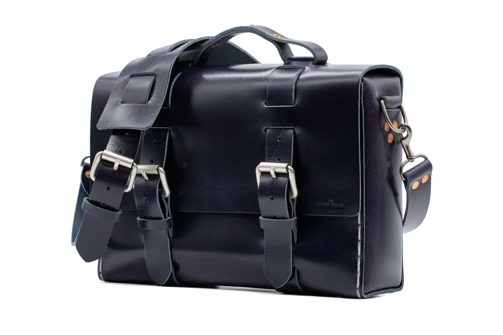 No. 4313 - Minimalist Leather Satchel