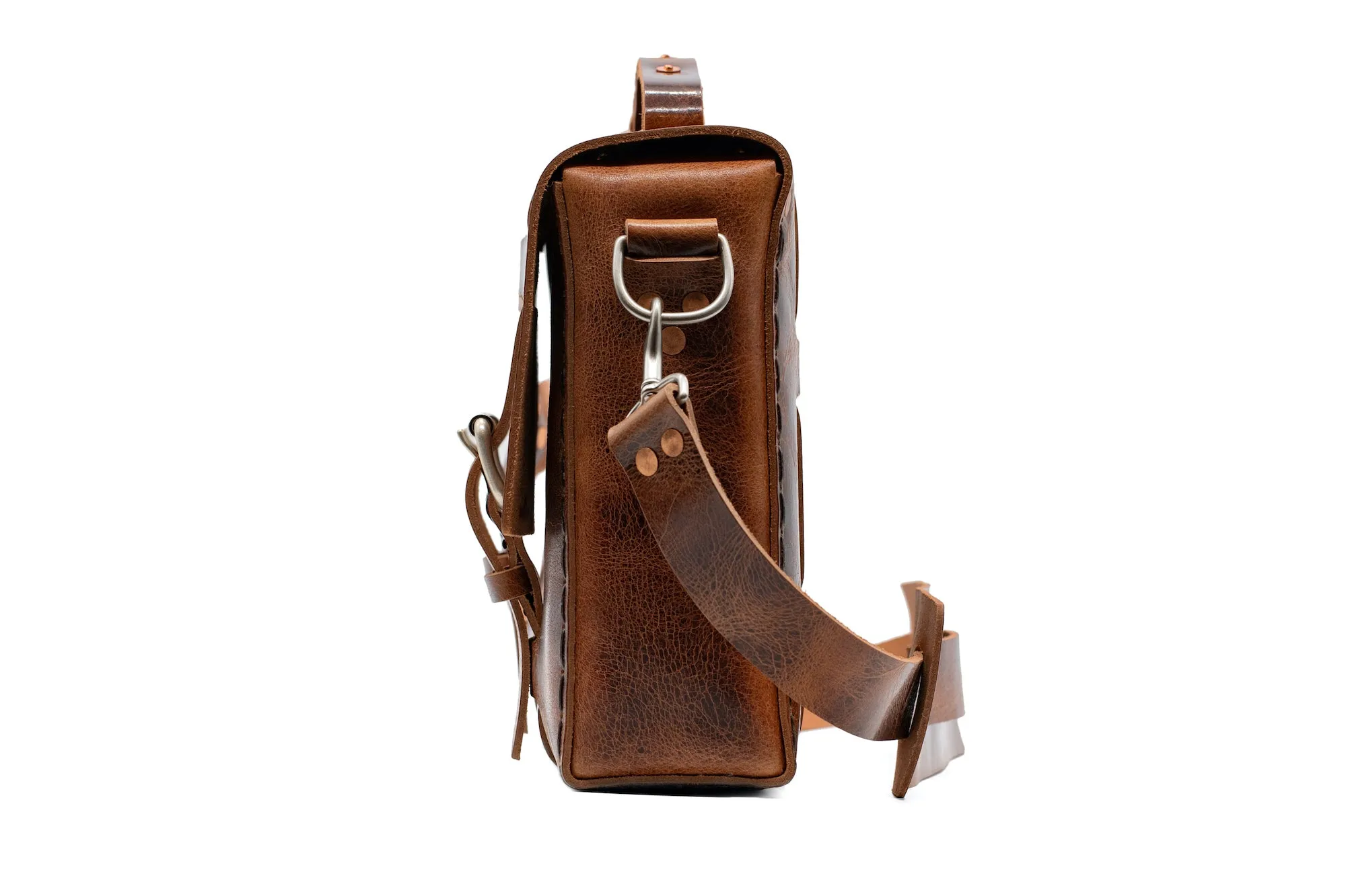 No. 4313 - Minimalist Leather Satchel
