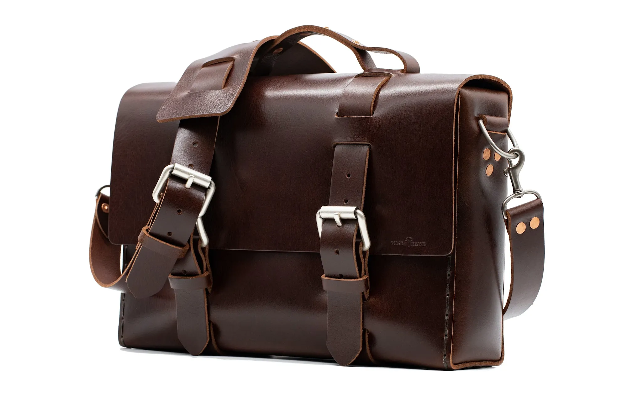 No. 4313 - Minimalist Leather Satchel