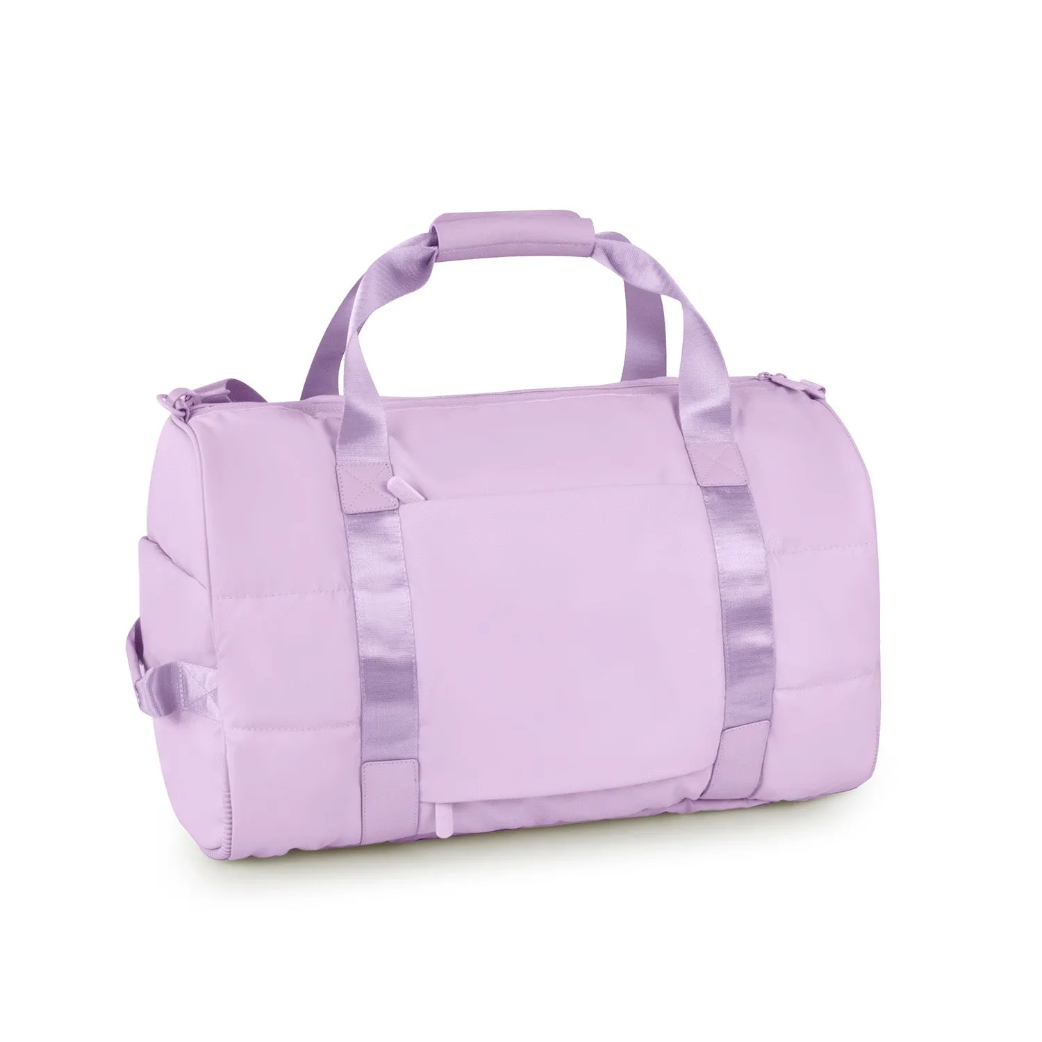 The Puffer Duffel Bag - Lavender