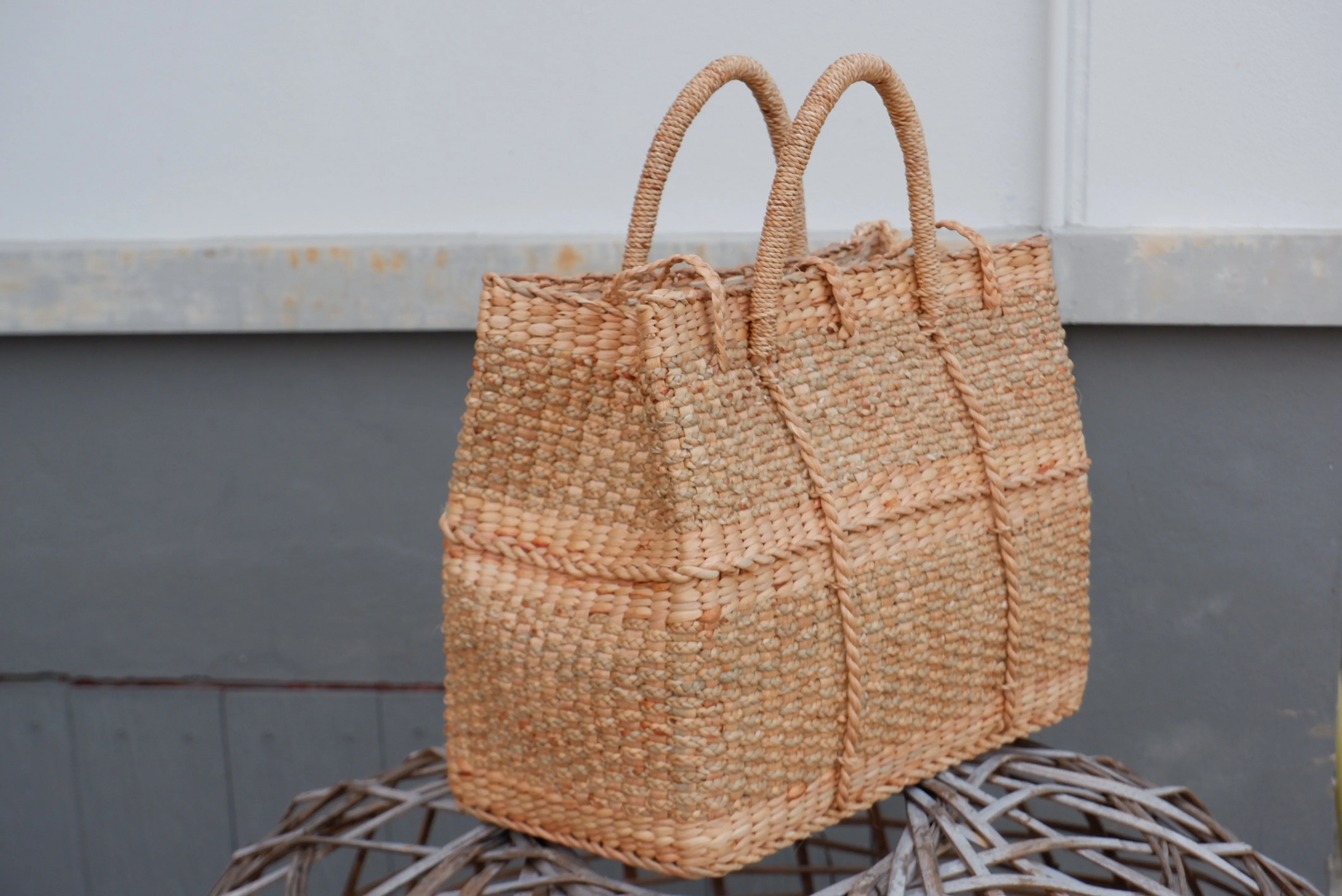 Vintage large beach bag